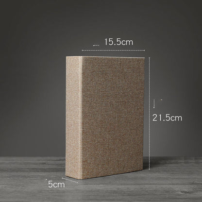 Linen Decorative Books